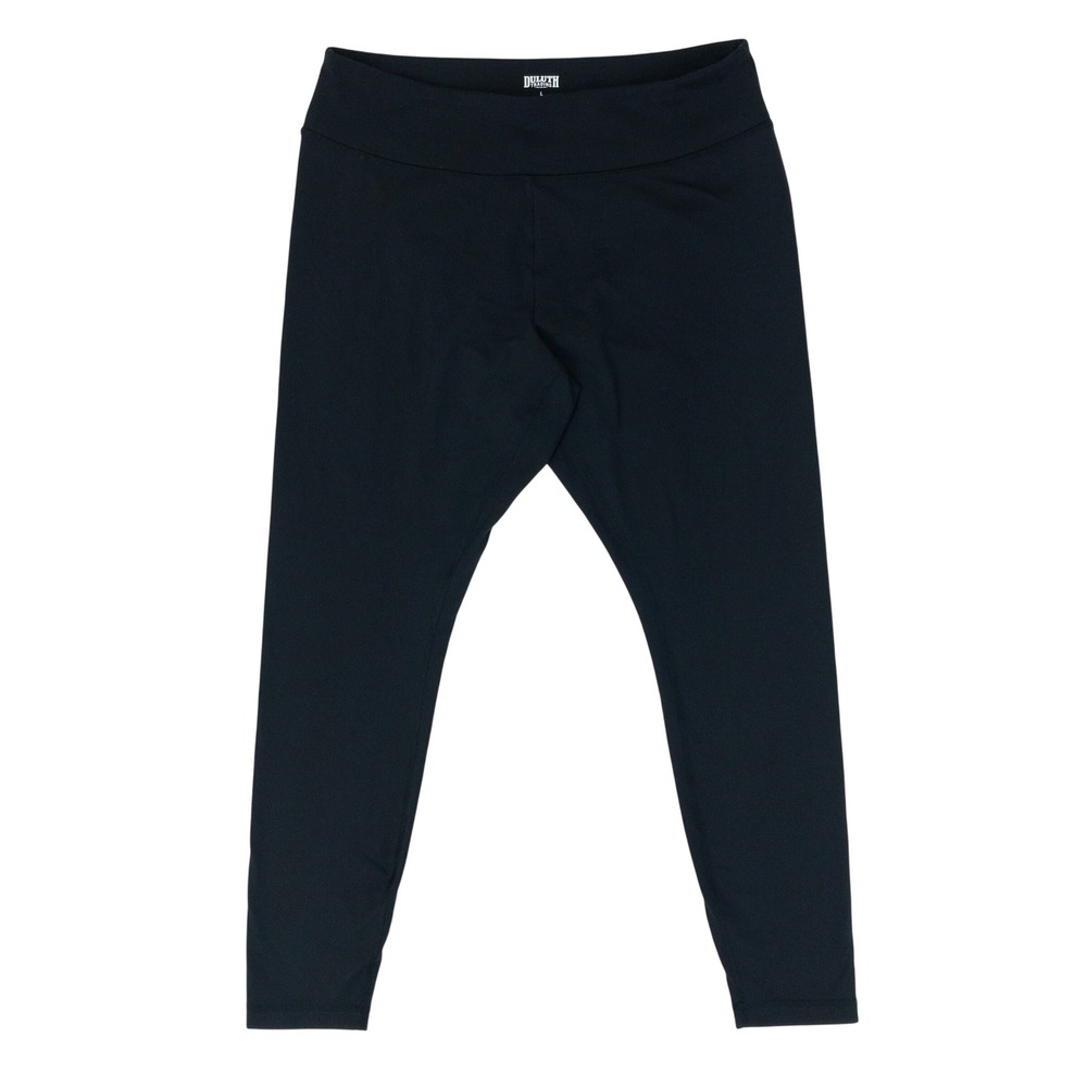 Duluth Trading NoGA Classic Leggings Womens Large Black Supplex Lycra Stretch